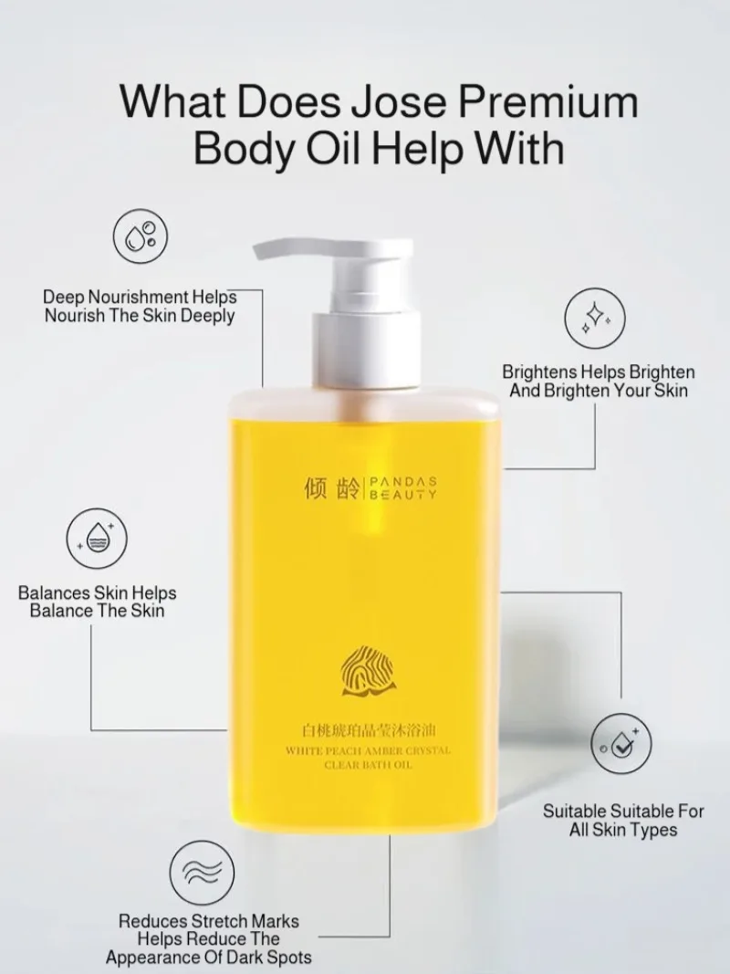 Olio per doccia domestico Pulizia delicata Idratante Lavaggio del corpo Olio non essiccante Pulizia Idratazione setosa