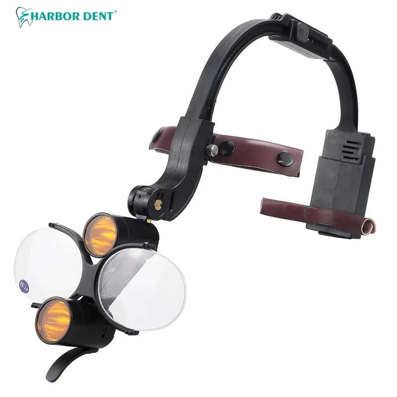 5W High definition Dental LED Head Light 2.5X 3.5X high Lamp for dentist surgical binocular magnifier   high quality dental  sup