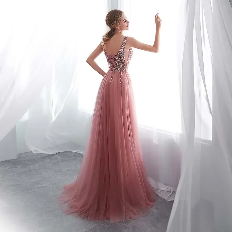 Ball Gown Evening Dresses Woman Elegant Luxury Evening Dress 2024 Formal Dresses for Prom Wedding Party Dress Long Customized