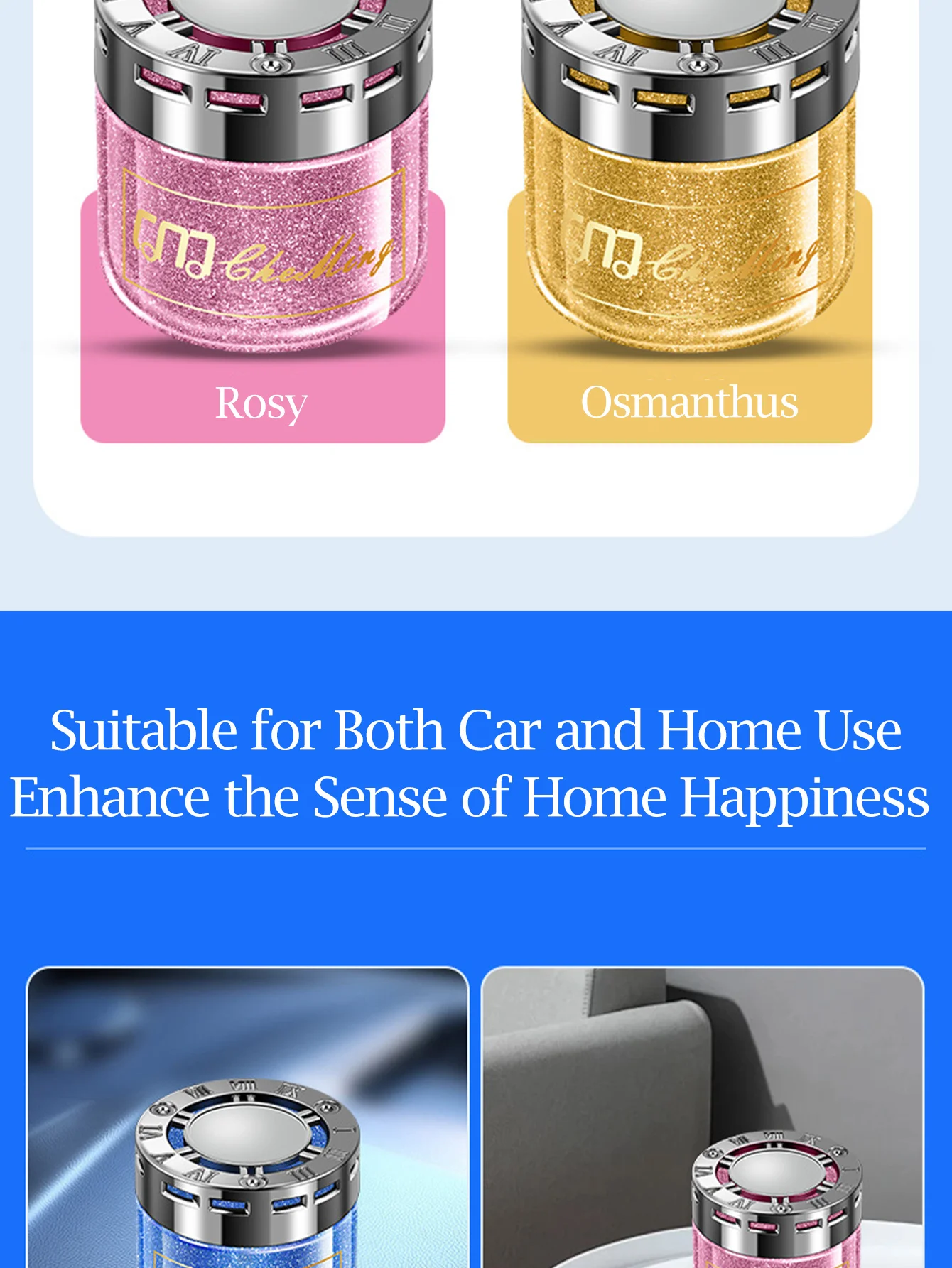 1 Stück im Auto montiertes Sternenhimmel-Treibsand-Aromatherapie-Festparfüm, langanhaltender Premium-Duft für Autos, neuer Stil für Männer und – Detail 12