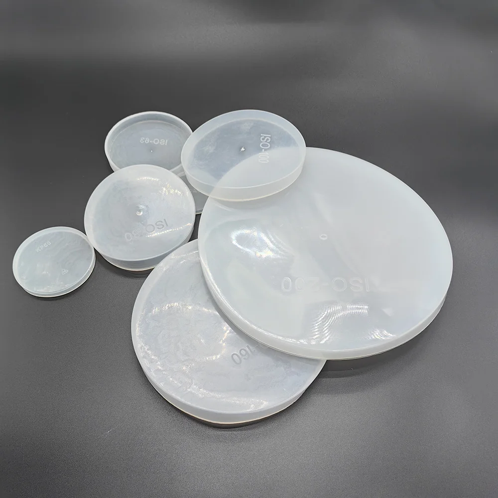 PE Plastic Vacuum Flange Dust Cover Protective Cap KF ISO CF Series Vacuum Fitting End Cap for Vacuum Pipeline