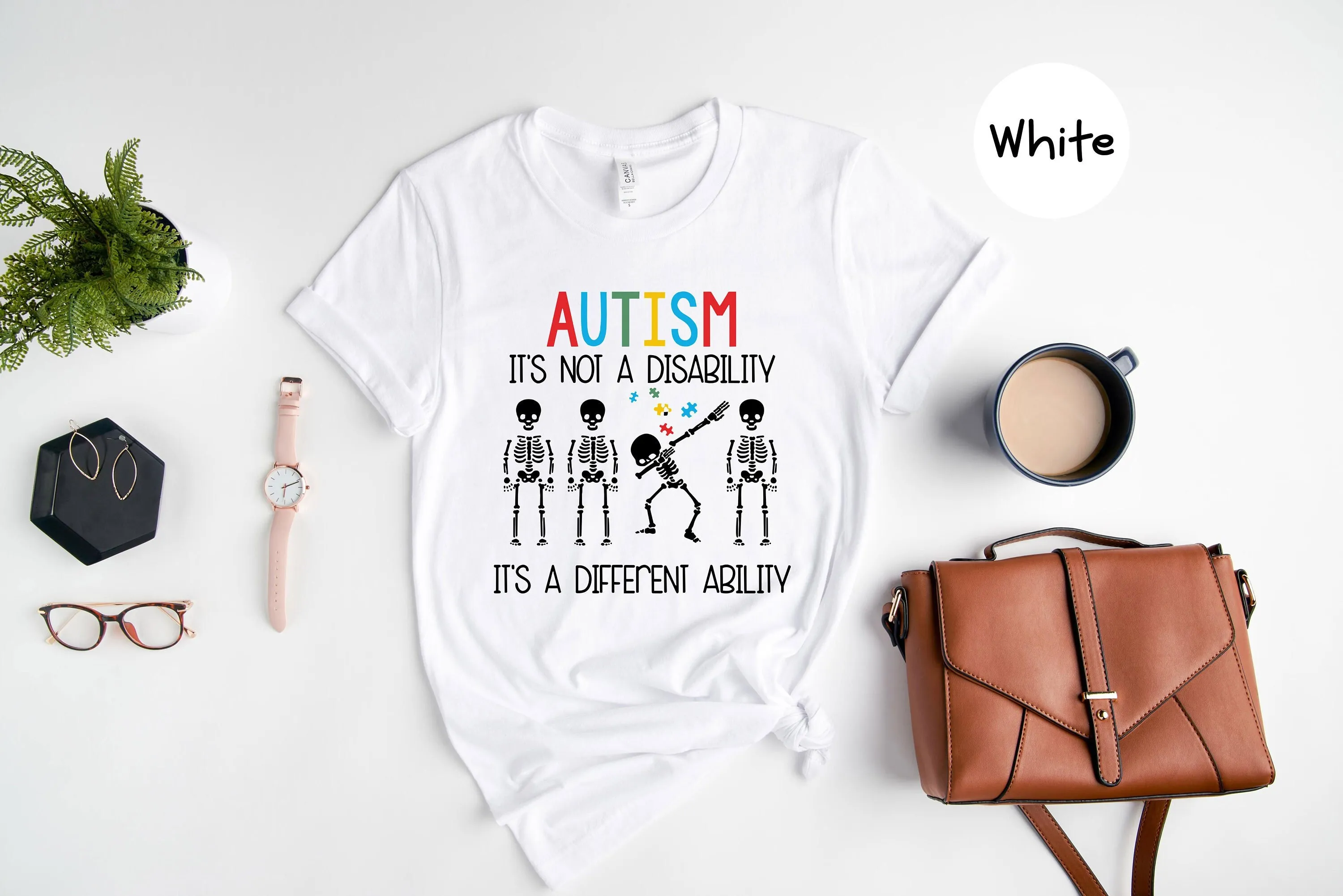 Cute Autism Awareness T Shirt Is Not A Disability Special Education