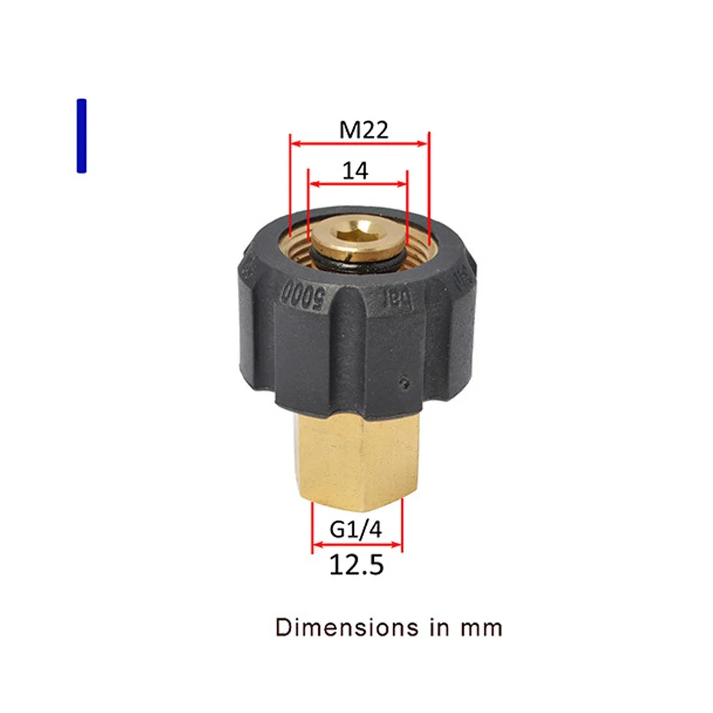 Metal Watering Adapter Foam Nozzle Generator High Pressure Washer Soap Foamer for Nilfisk Karcher Huter Elitech Lavor Kranzle