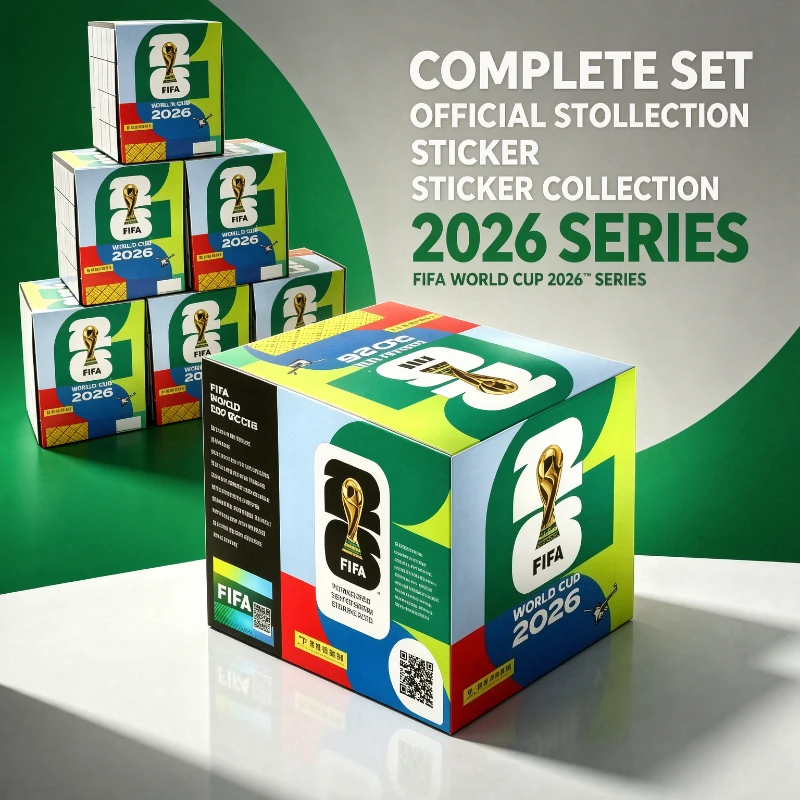 Genuine Panini 2026 FIFA World Cup Full Box Stickers Official Licensed Soccer Collectible Gift Football Fan Souvenir