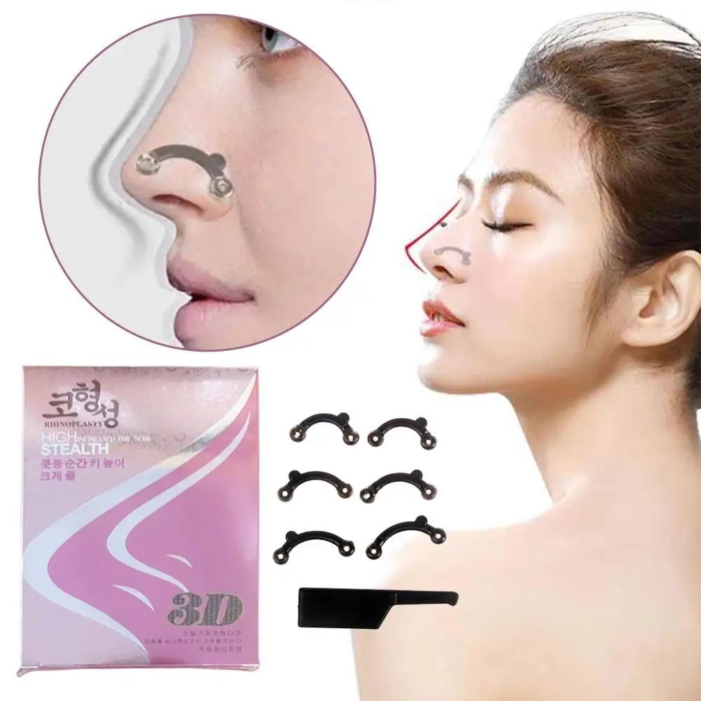 3D Nose Beautifier Nose Up Lifting Shaping Clip Clipper Shaper Beauty Nose Clip Corrector Massage Tool No Pain Beauty Tool