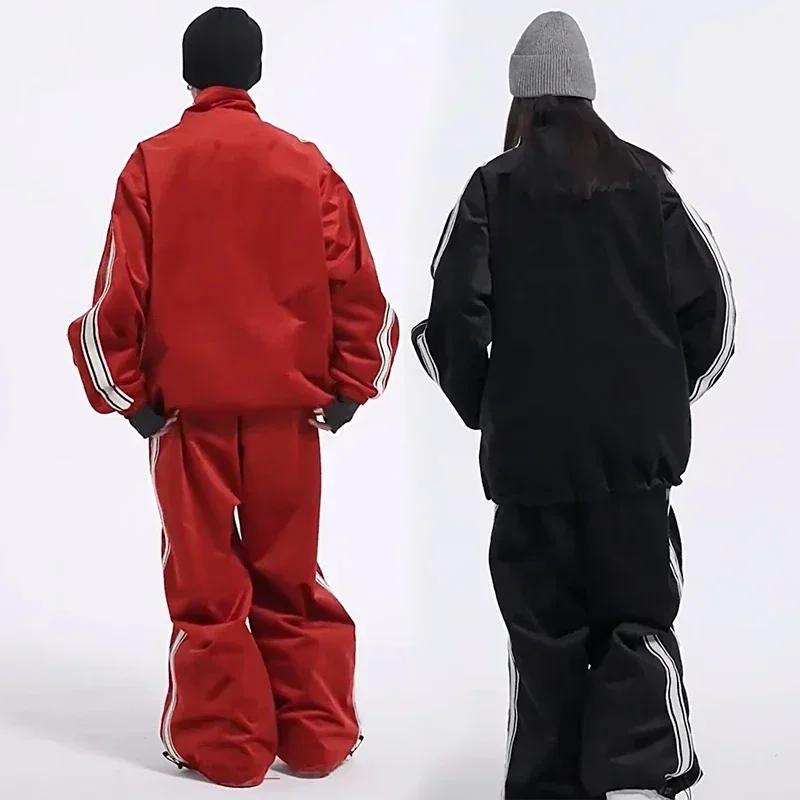 New Outdoor Mountains Women Snowboard Sets Windproof Sports Man Skiing Suits Jacket Pant Male Snowmobile Snow Costumes Clothes