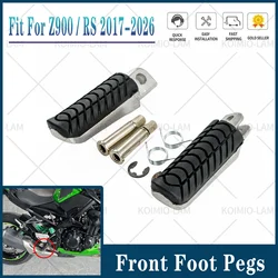 Fit For 2017 - 2026 KAWASAKI Z900 / RS Motorcycle Front Footrest Foot Pegs Z 900 2018 2019 2020 2021 2022 2023 2024 2025