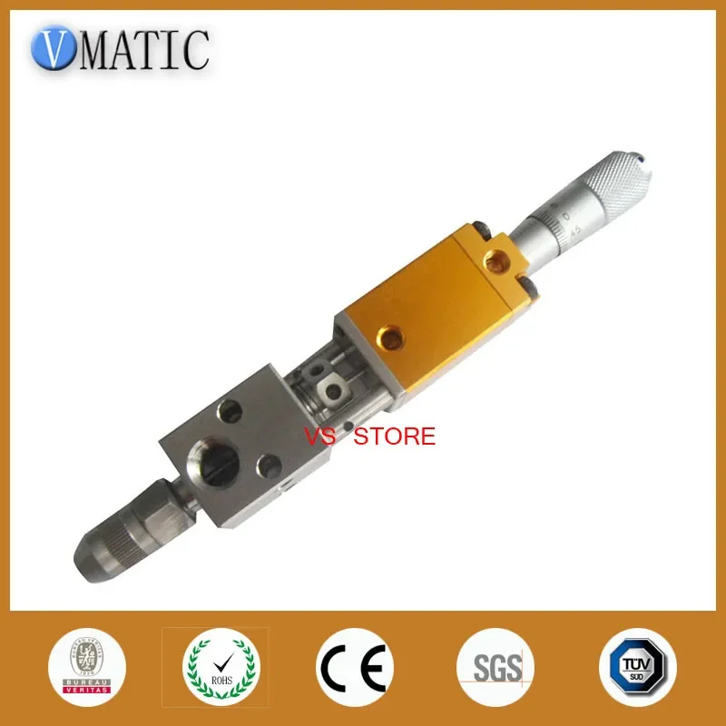 Free Shipping Pneumatic Double Acting Needle-Off Dispensing Valve With Micrometer Tuner Glue Dispense Nozzle Valve