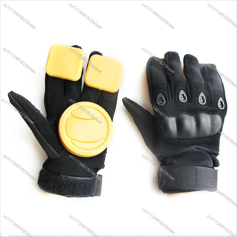 For Longboard Slider Gloves Skateboard Turn Slide Road Board, Downhill Brake Extreme Sports Palm Gloves
