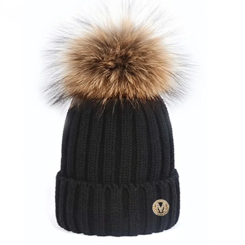 1pc Winter Warm Knitted Beanie for Women,Thermal Fleece Lined Hood Balaclava Hat,Windproof Snowproof Ski Mask for Outdoor Sports