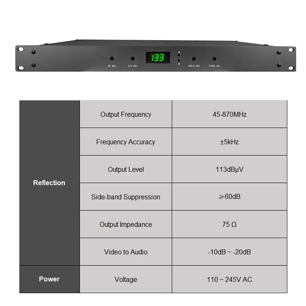 HD to NTSC Agile and Adjacent Channels Modulator, HD to PAL-B/G Agile CATV Modulator, Adjacent Channels RF Modulator