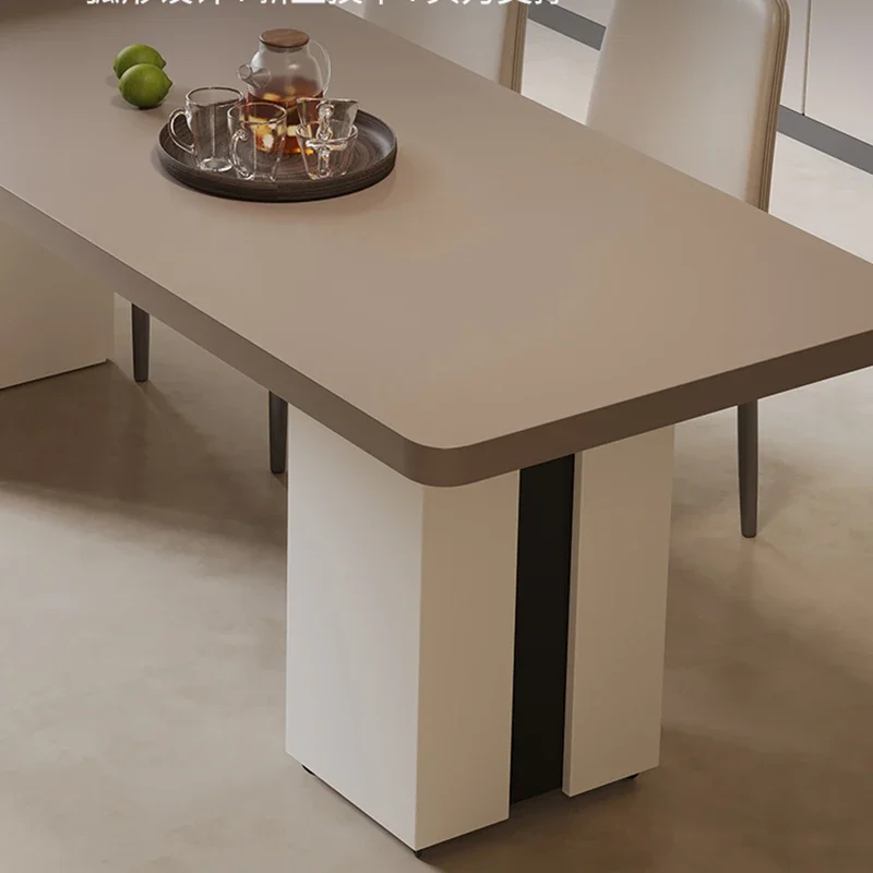 

Italian Simplicity Design Dinning Table Leisure Adjustable Coffee Table Modern Nordic Sillas Para Comedor Luxury Furniture