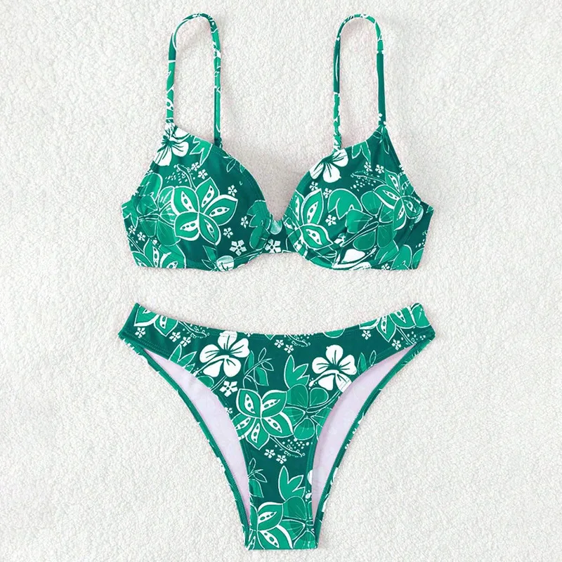 Print sexy bikini's damesbadmode vrouwelijk badpak voor zwemkleding badpakken Braziliaanse bikiniset strandkleding zwembadbader