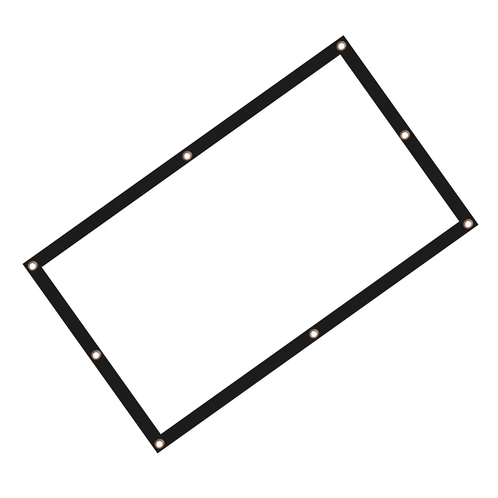 1 قطعة 150 بوصة 16:9 شاشة عرض محمولة مادة ممتازة مشاهد واضحة سهلة التركيب مكتب الفصول الدراسية