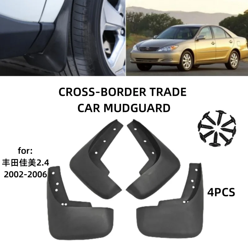 

For 2005-2006 Toyota Camry XV20 2.4 Toyota Camry Mudguards Fender Mudflaps Front Rear Flares Splash Guards Cover Car Accessorie