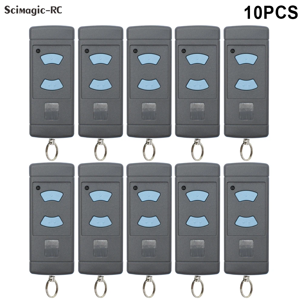 

10 PCS Garage Door Remote Control HORMANN HSE2 HSE4 Compatible With HSM2 HSM4 HS2 HS4 Blue Button 868.35MHz Gate Keyfob 868MHz