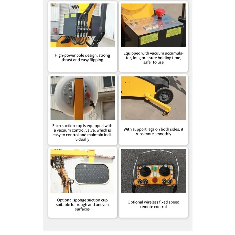 Customized 300kg 600kg 800kg Glass Lifter Self-Propelled Electric Glazing Robot Vacuum Suction Lift for Window Installation