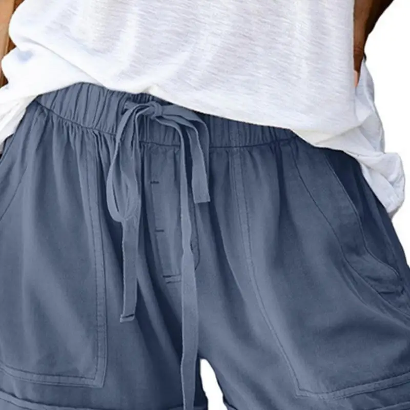 Cintura alta dstring saco aberto casual orts para as mulheres primavera 2026 nova chegada confortável solto ajuste calças por cch704