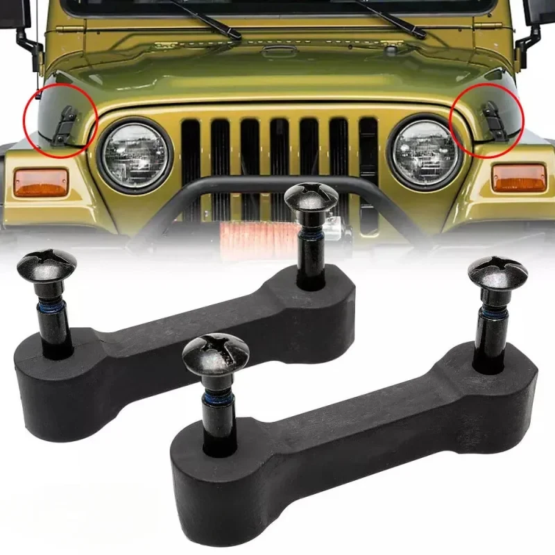 Suitable JK 2007-2017 Black Hood Upgrade Kit-Vibration Dampening