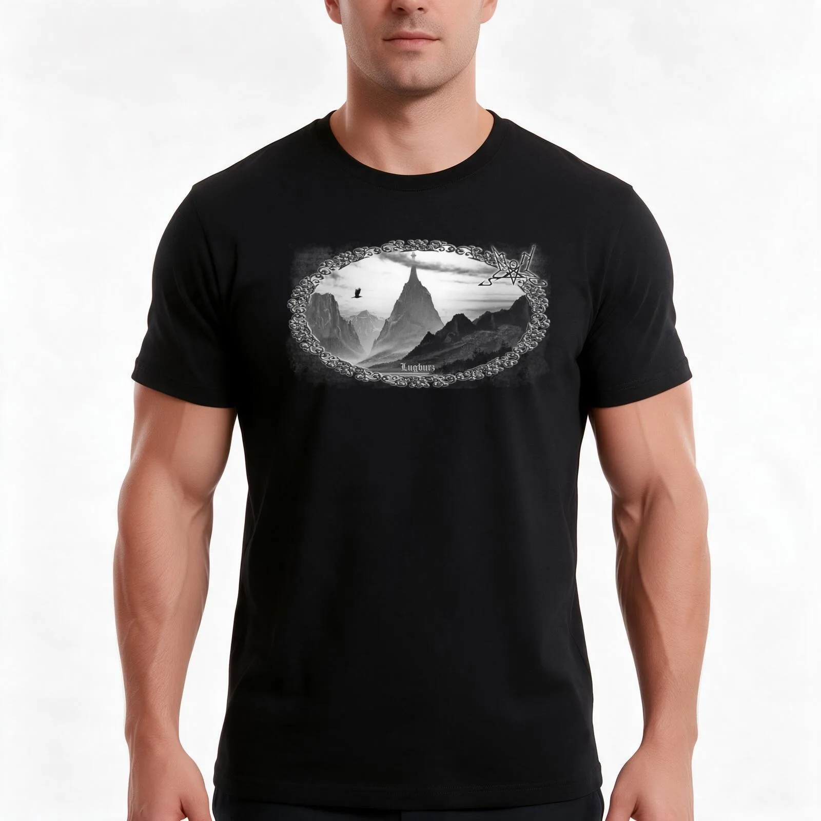 SUMMONING T-Shirt, Summer Casual Cotton Tee, Oversized Streetwear Tops, Vintage Graphic Print, Loose Fit Short Sleeve