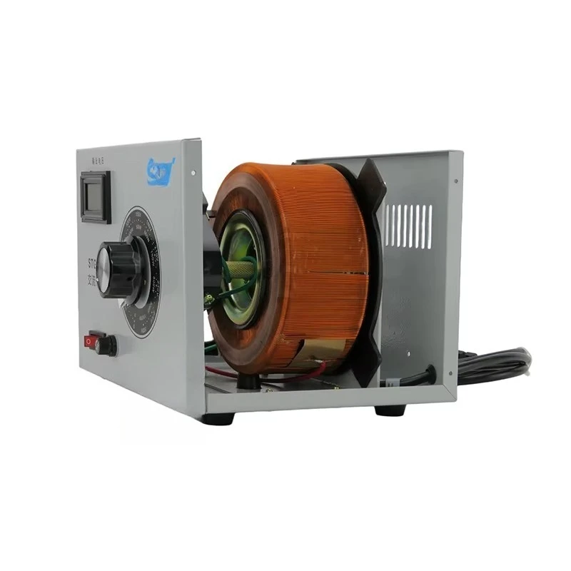 True LCD single-phase 100% copper-aluminum variable toroidal step-up transformer STG-5000VA