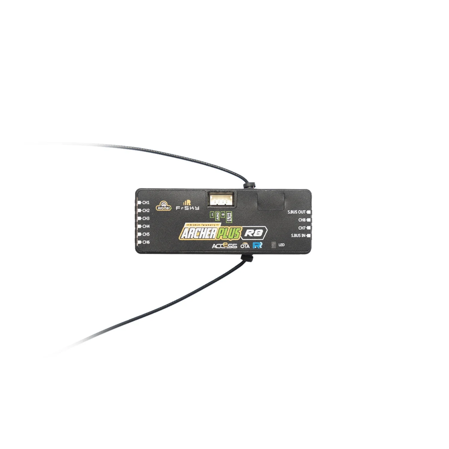 FrSky ARCHER PLUS R8 Receiver 8 high-precision PWM channel receivers support full-range signal strength