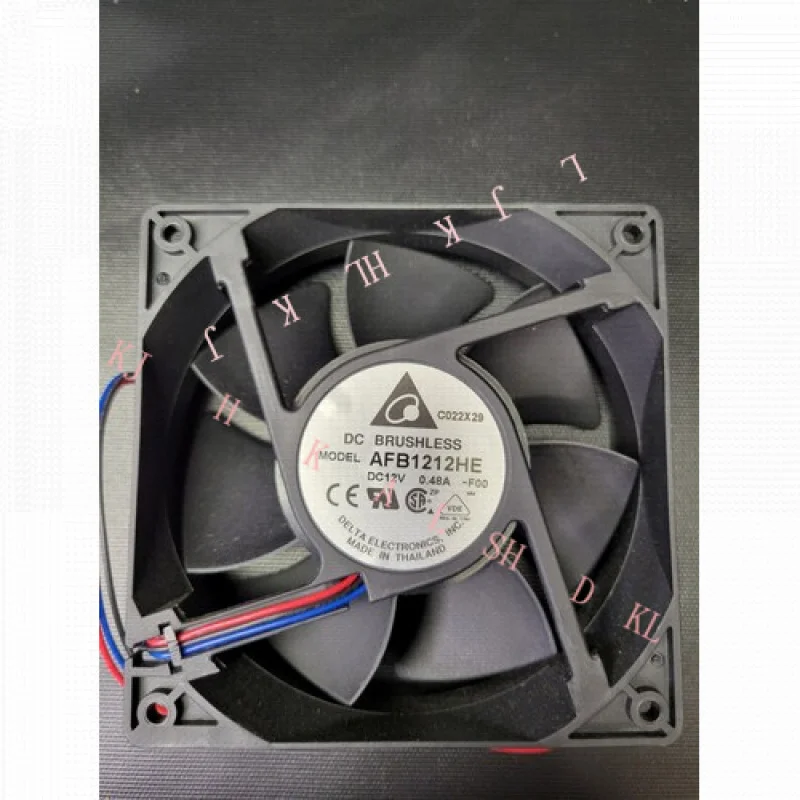 

N FAN BRUSHLESS AFB1212HE DC12V 0.48A 3-WIRE 120x38mm New Open Box