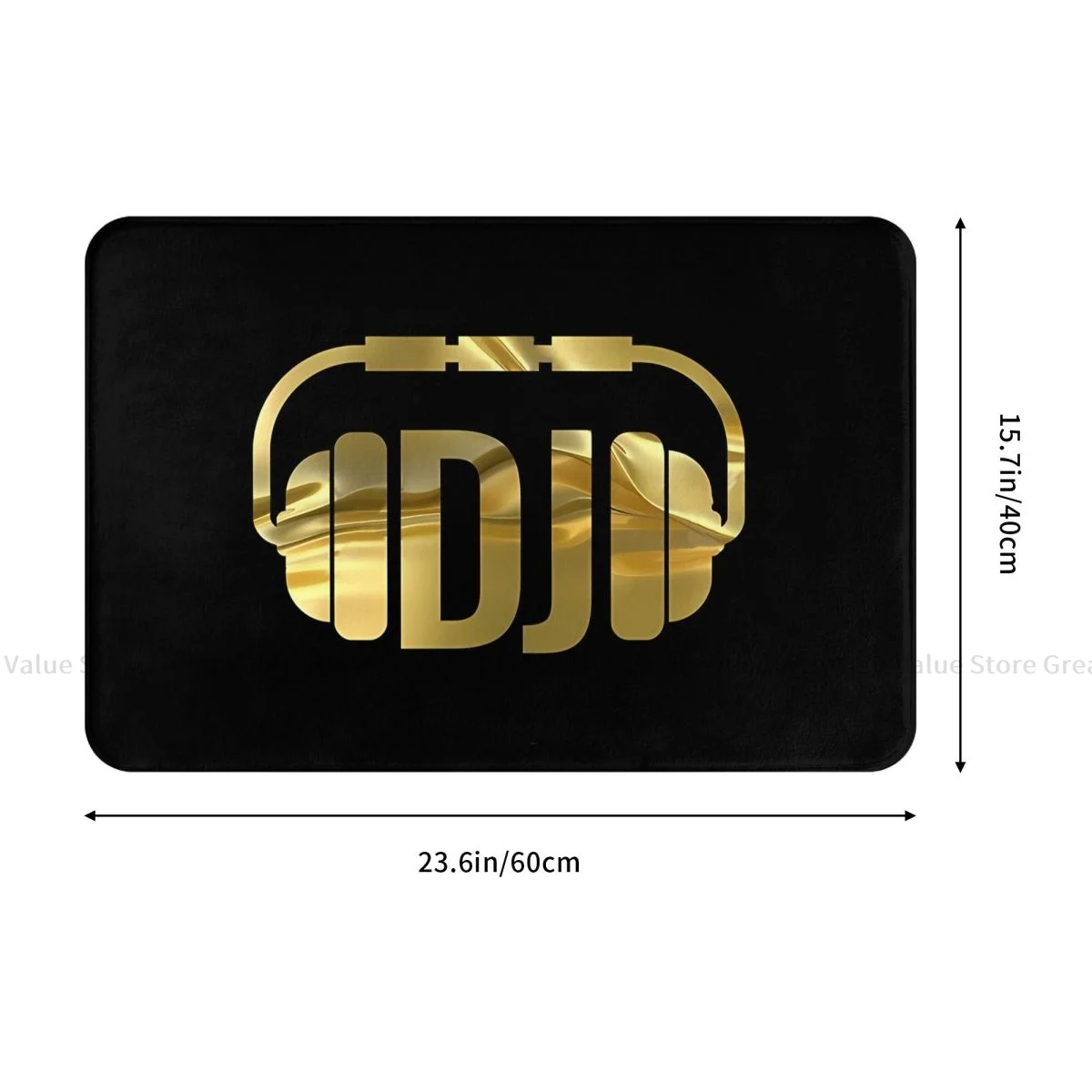 DJ Music Art Kitchen Non-Slip Carpet GOLD 90s Collector Edition Living Room Mat Entrance Door Doormat Home Decoration Rug