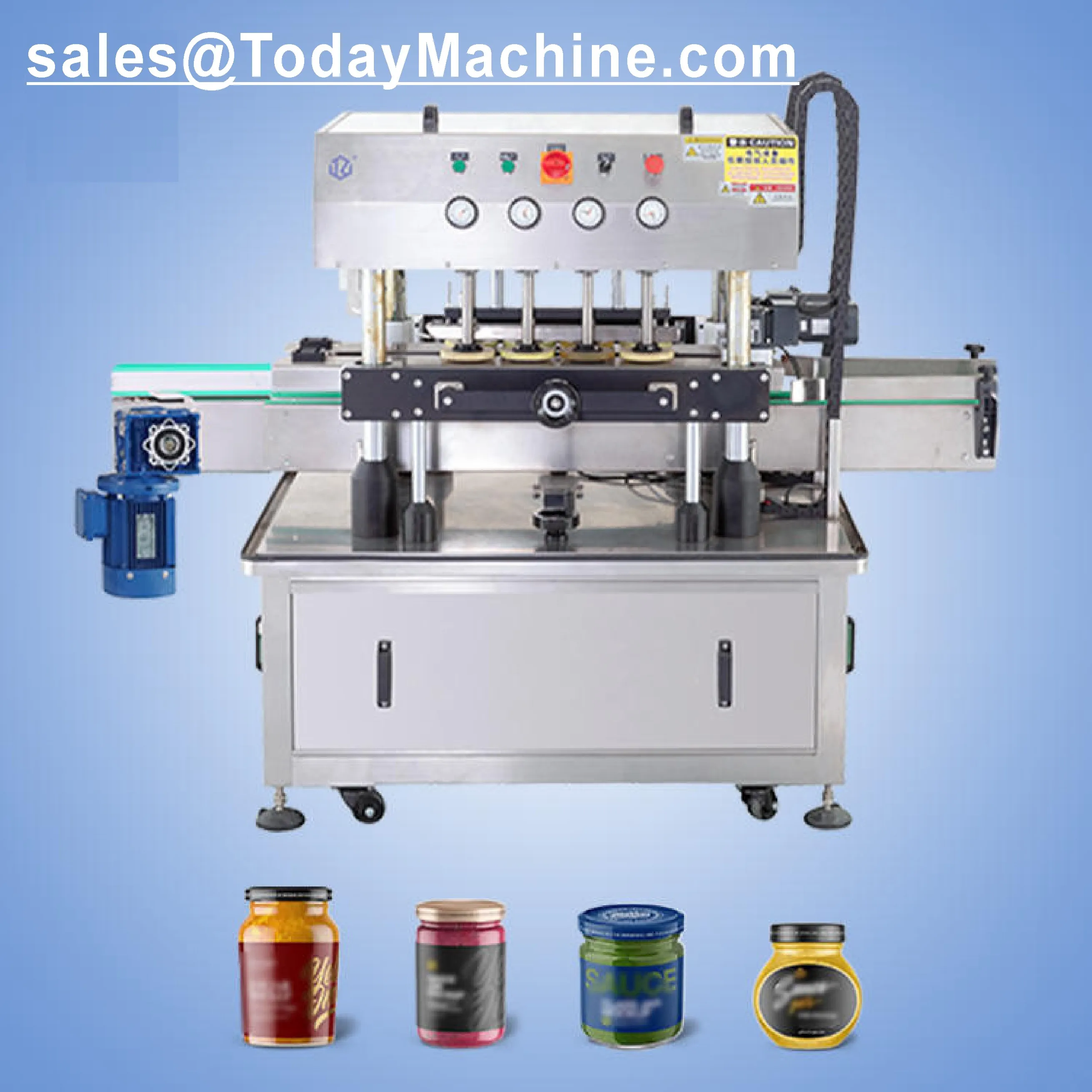 Spindle Capping Machine for Plastic Bottles and Jars