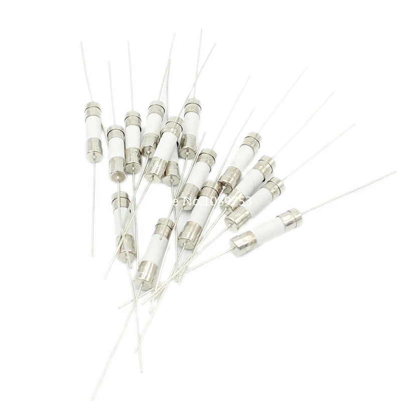 10PCS 5x20mm Ceramic fuse Slow Blow tube fuse With a pin 5*20mm 250V 0.5A 1A 2A 3A 4A 5A 6A 7A 8A 10A 12A 15A