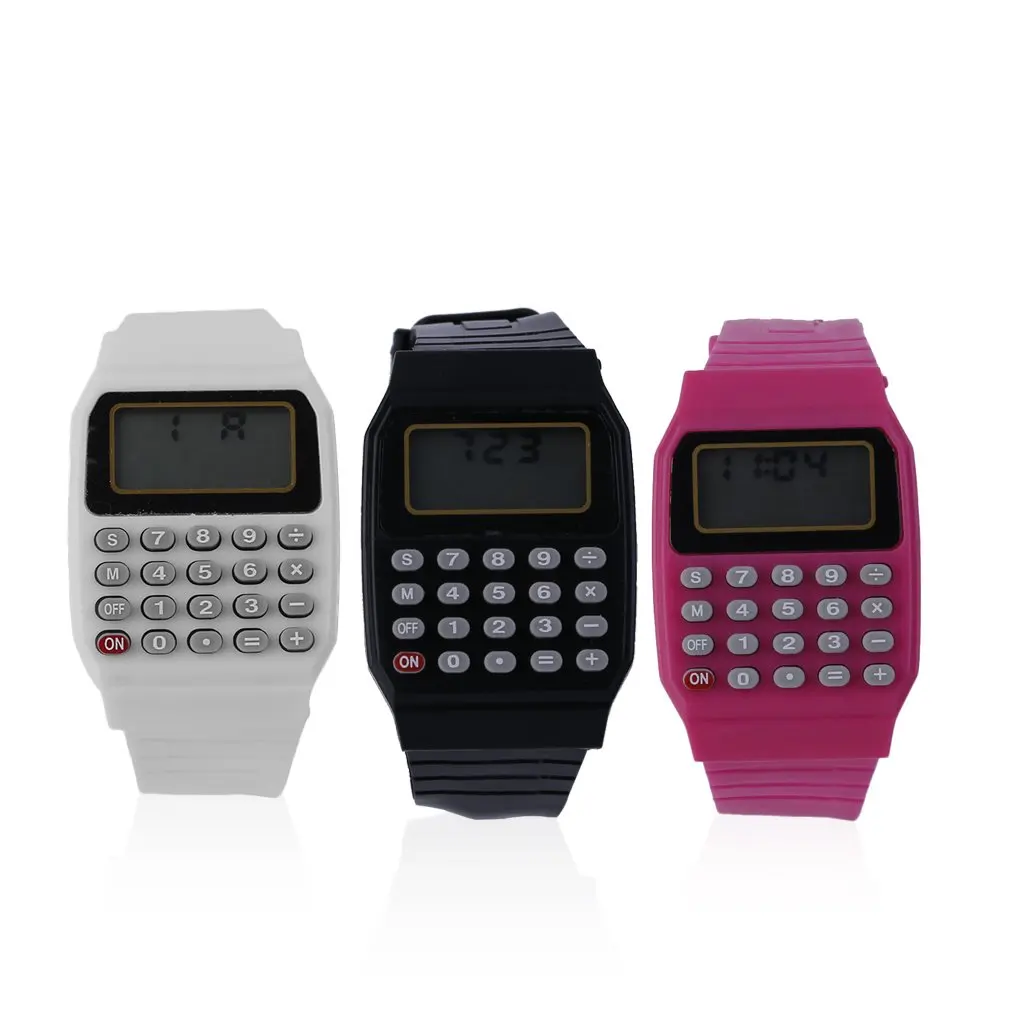 Student/Children Smart Watch Calculator Digital Watch Comfortable Wear Calculator Wrist Watch For Kids Smartwatch