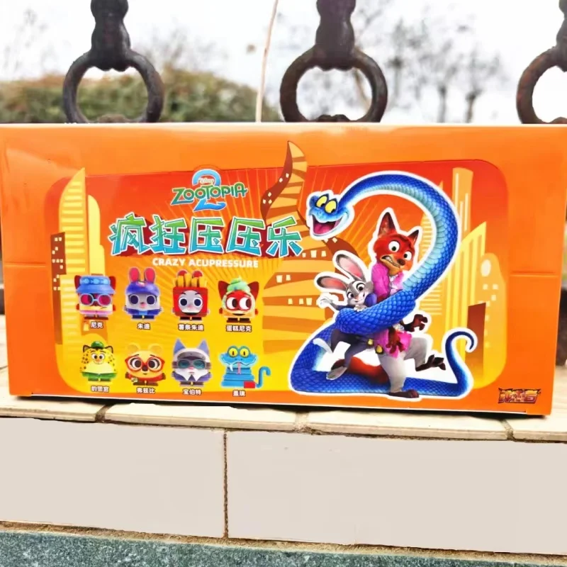 

Genuine Disney Zootopia 2 Crazy Acupressure Series Blind Box Collectible Model Doll Anime Action Figures Toys Gifts Mystery Box