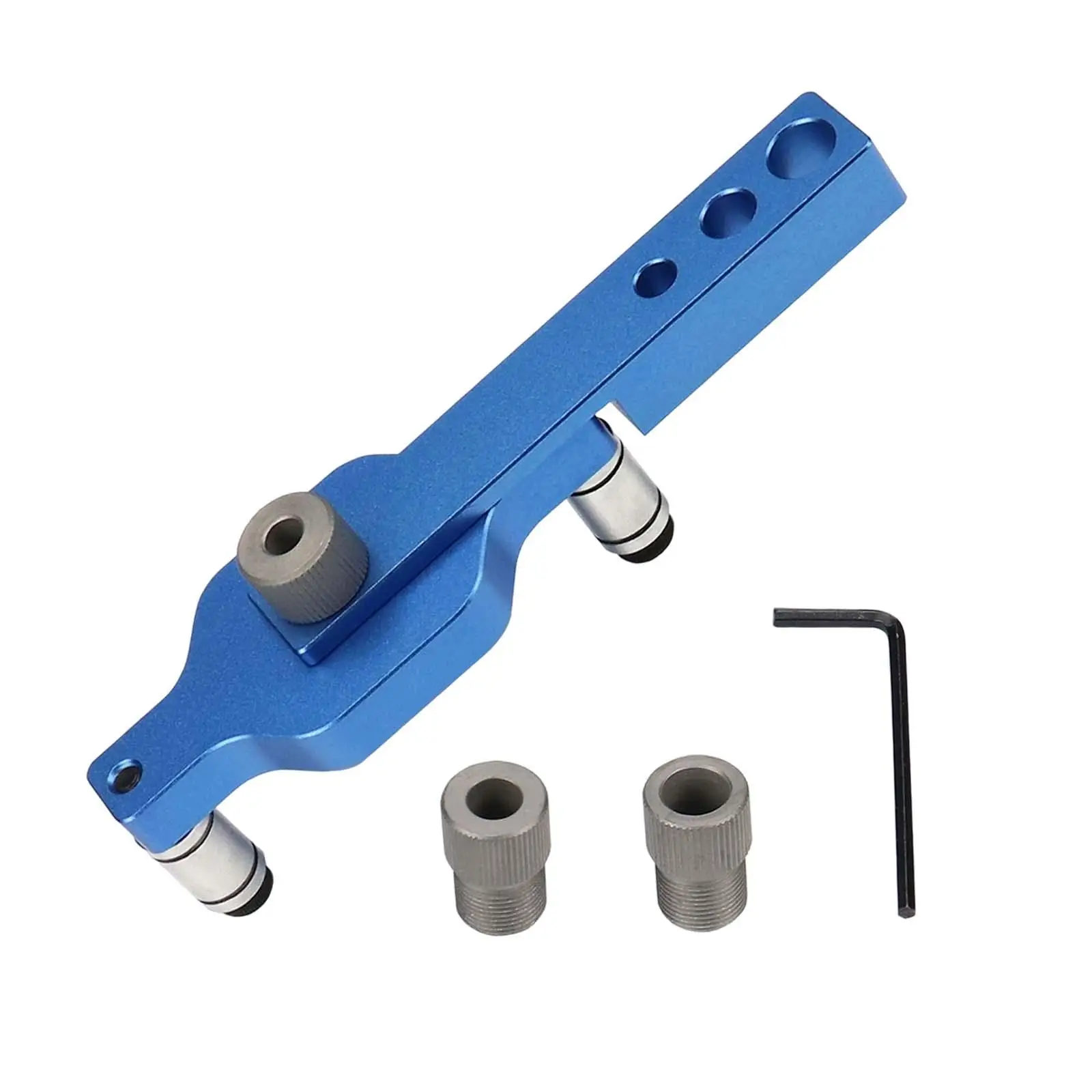Steel Pocket Hole Drill Bit Kit 6 8 10mm Woodworking Angle Guide Puncher Tool with Bushing Set for Furniture Screw Joint
