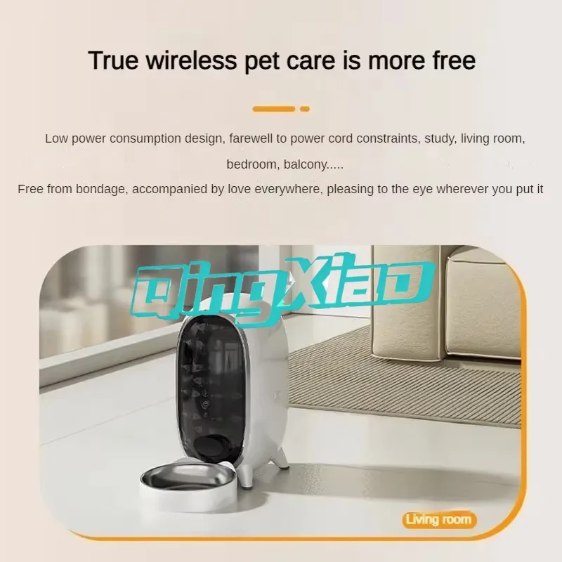 Wholesale Smart Pet Feeder With Camera Wifi Automatic Cat Food Dispenser App Control  For Remote Feeding Privacy Protection view 4