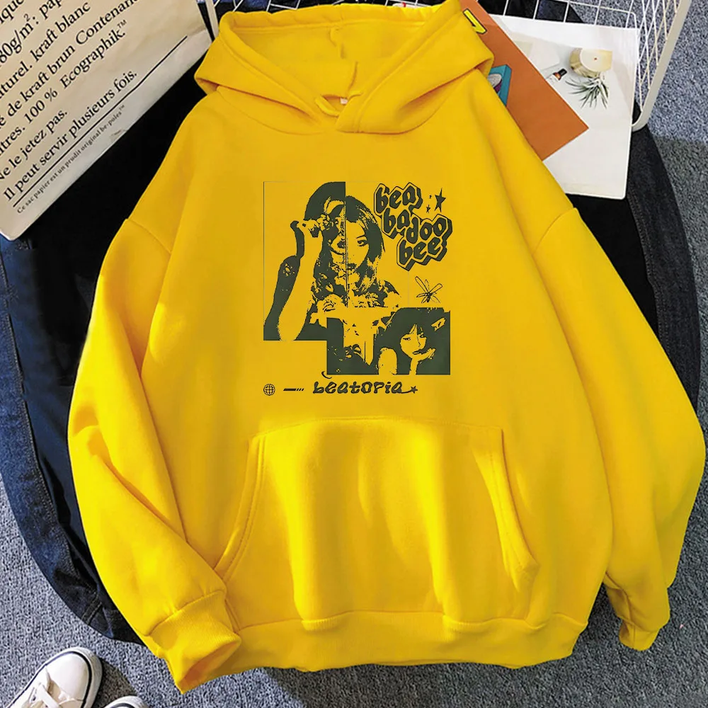 นักร้อง Beabadoobee ใหม่ Hoodie มังงะกราฟิกพิมพ์เสื้อกันหนาวหวาน Y2k ยอดนิยมเสื้อผ้า Roupas Femininas Unisex Pullovers