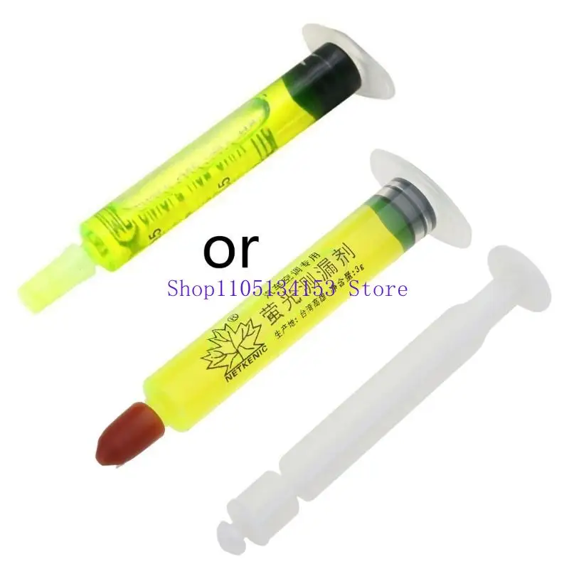 

hg89 Professional Car Air Conditioner Leak Detector Dye 2.5ml UV Dye Fluorescent Dye Certified AC Leak Detector