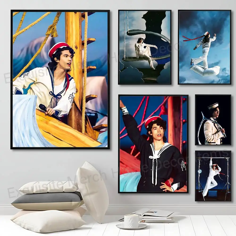 C-Conan G-Gray Wishbone Poster Waterproof HD Wall Art Decal Self-Adhesive Aesthetic Decor For Home Living