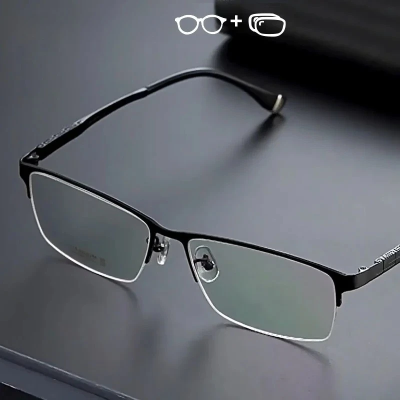Brez 150 مللي متر النظارات الطبية الرجال مخصص قصر النظر و مد البصر النظارات كبيرة الحجم إطار نظارات بصرية مع الديوبتر