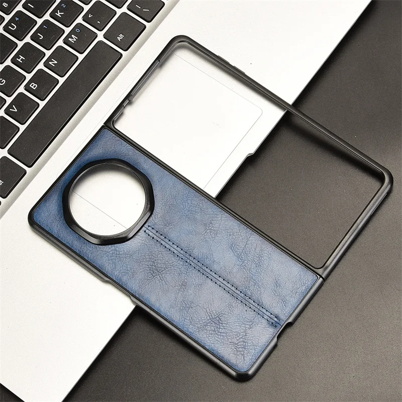 For Honor Magic V3 Case Suture Soft Edge PU Leather Hard Phone Cover For Huawei Honor Magic V3 Case