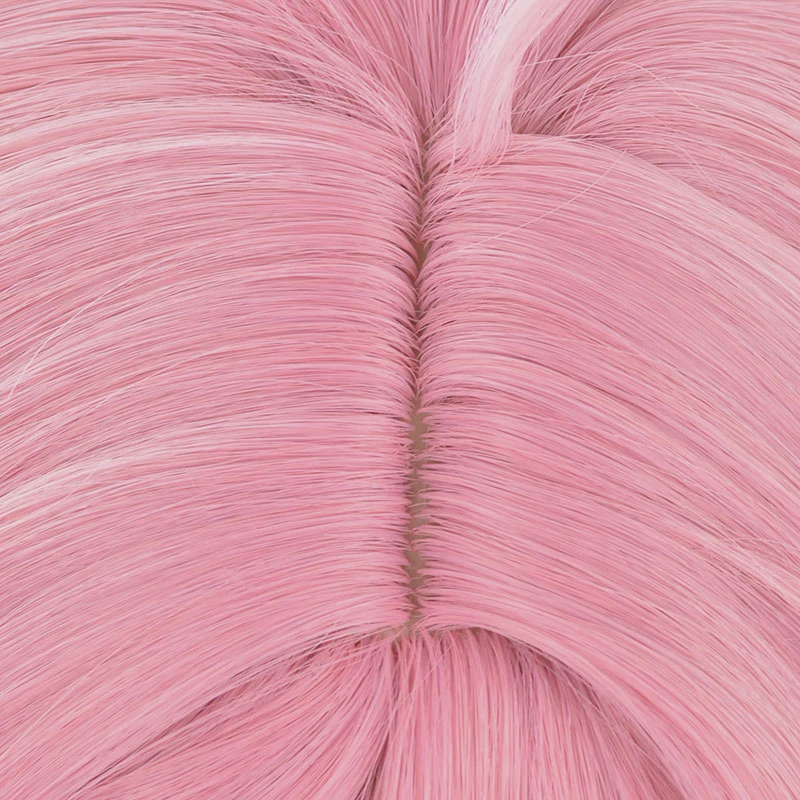 ROLECOS Synthetisch Haar Dandadan Aira Shiratori Cosplay Pruiken Aira Shiratori 37 cm Korte Rechte Roze Cos Cosplay Haar