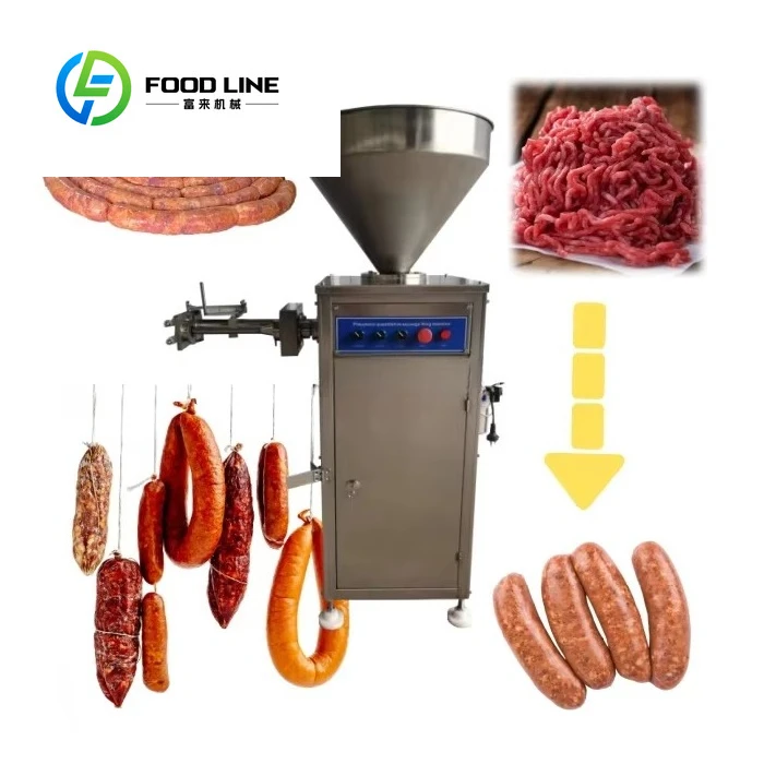 Malaysia cellulose Sausage Casing automatic Sausage Filling for Food & Beverage Electric Sausage Stuffer