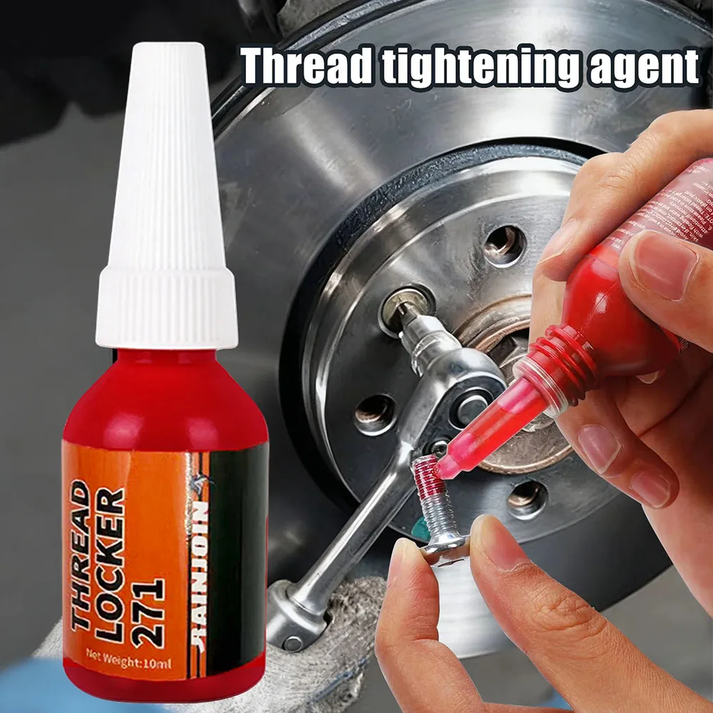 10ml Threadlocker 242 271 Thread Locker Blue Medium Strength Anaerobic Sealant Thread Locking Agent Anti‑Loose Screw Glue