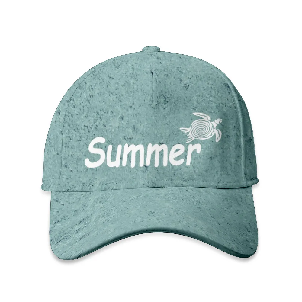 

Baseball Caps Snapback Sea Turtle Coconut Tree Printed Men Women Adult Sport Headwear Outdoor Streetwear Casual Sun Visor Hats