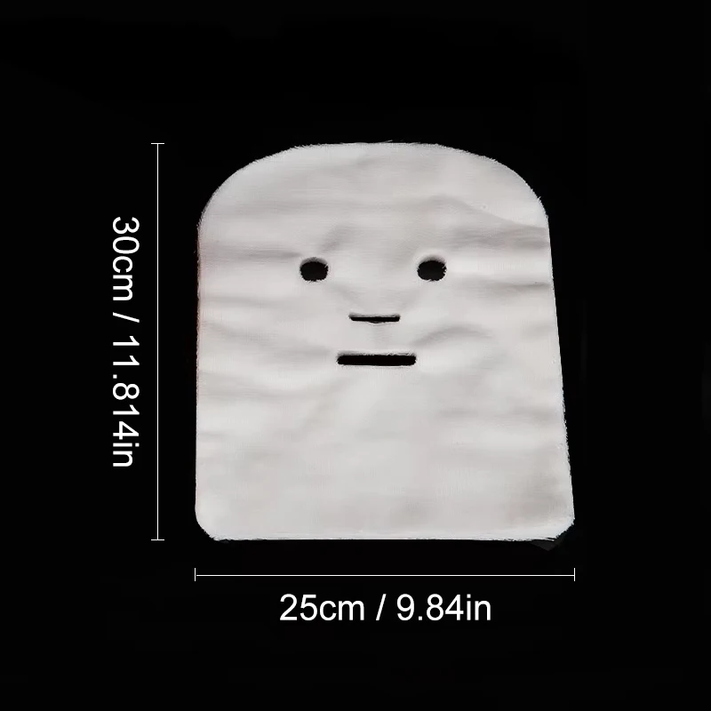 100/50pcs 부드러운 일회용 거즈 페이스 마스크 종이 시트 초박형 DIY 스킨 케어 스파 페이셜 마스크 뷰티 살롱용 뷰티 도구