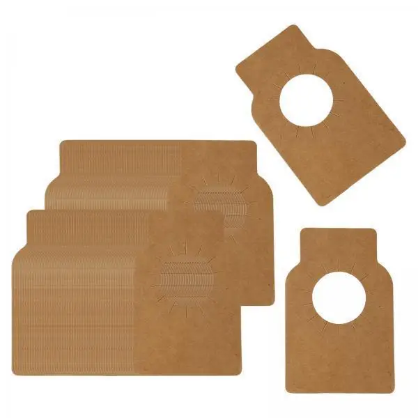 

2x100x Bottle Neck Tags Cellar Labels for Kitchen Winery Dining Room Brown