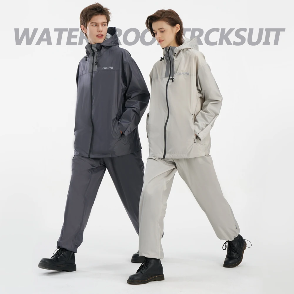 

Водонепроницаемый мотоциклетный дождевик для взрослых, комплект дождевика из двух предметов, дождевик для водителя, брюки для мужчин и женщин, уличный