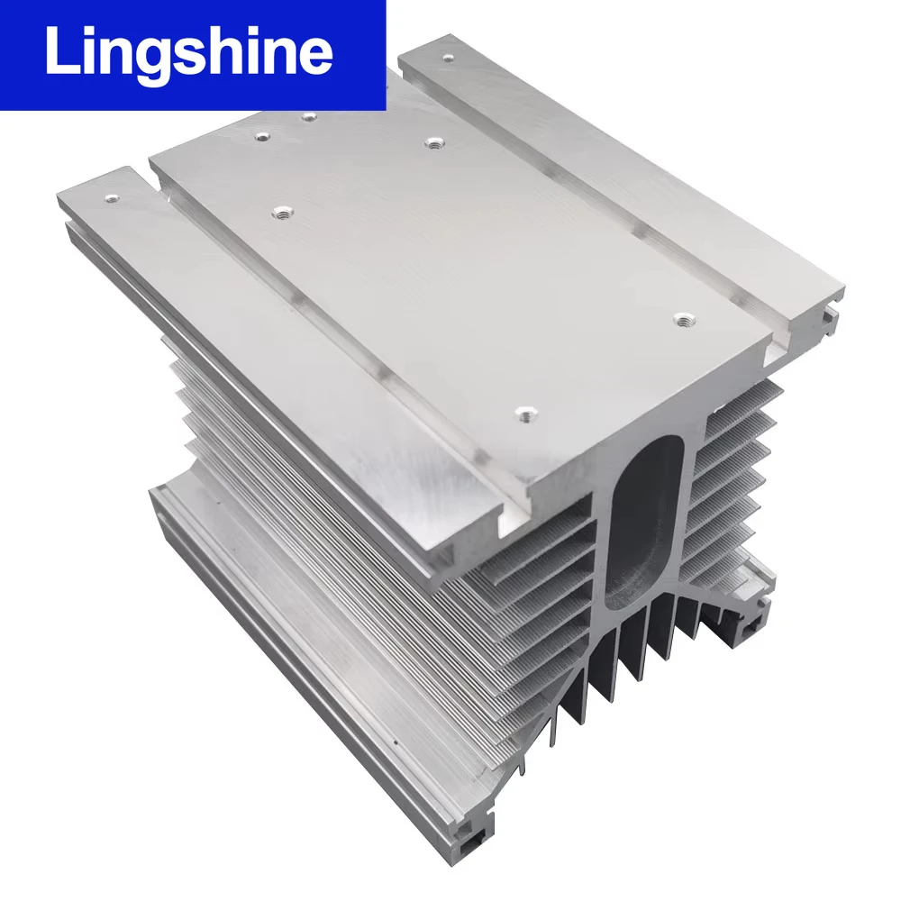 Y-150 Three Phase SSR Heat Sink Suitable for Three Phase Solid State  80-200A 150*135*125 MM Heatsink W Single/Three Phase Relay