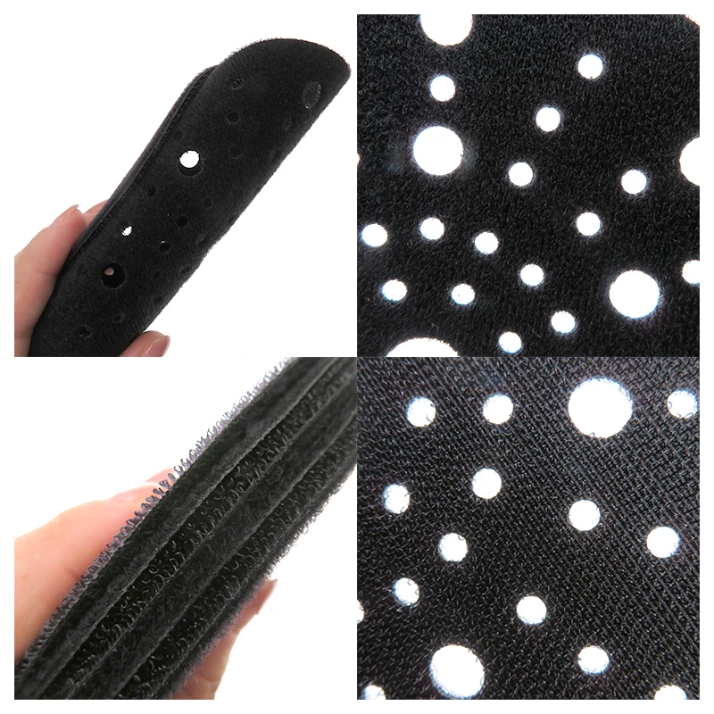 6 Inch 80 Holes Hook and Loop Pad Protection Pad 1 Pcs for Random Orbital Sanders Extends Backing Pad Lifetime