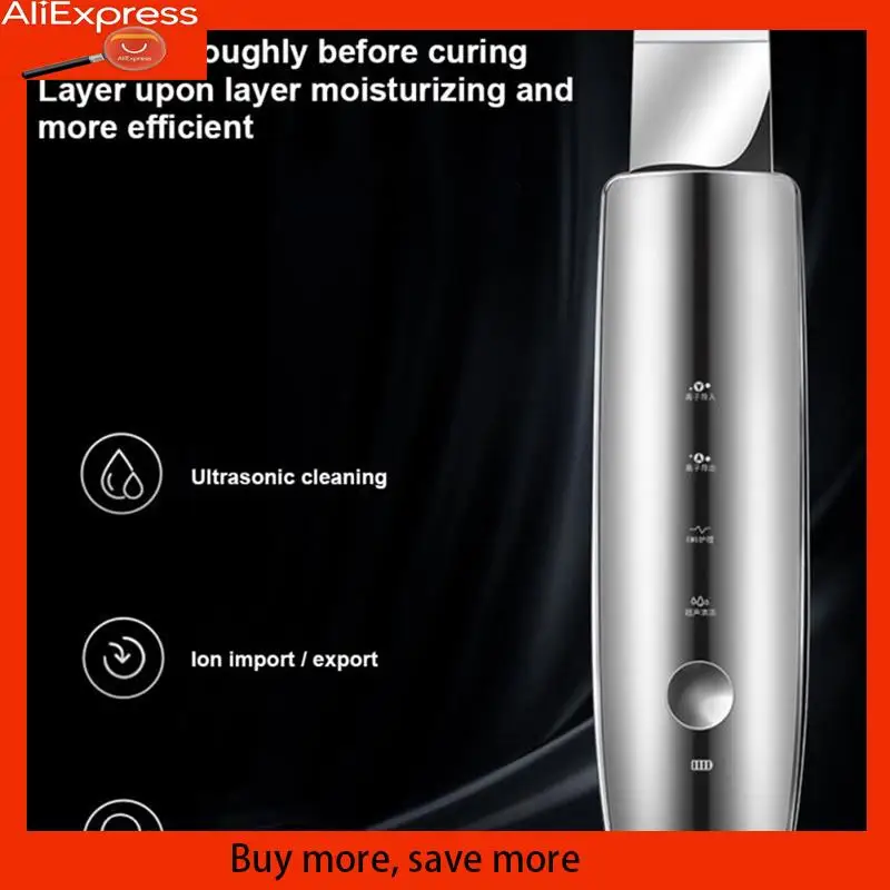 

Ultrasonic Face Scrubber Beauty Instrument Red&Blue Light LED Photon Therapy Remove Blackhead