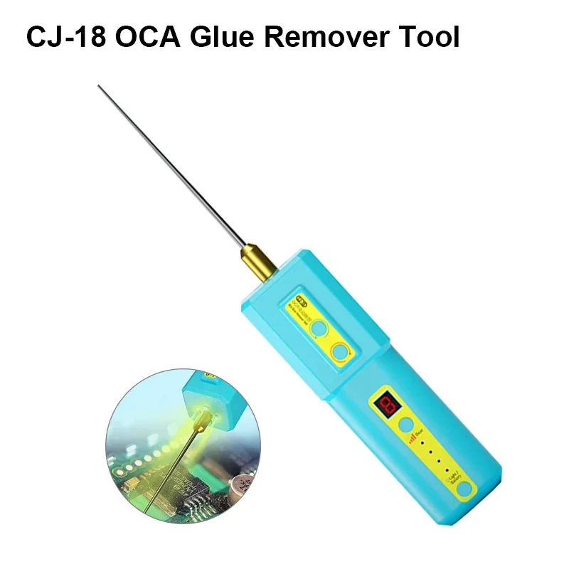 

Инструмент для удаления клея с зеленым индикатором